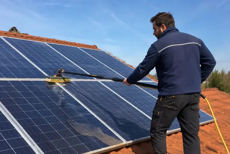 Nettoyage et entretien de panneaux solaires à Saturargues